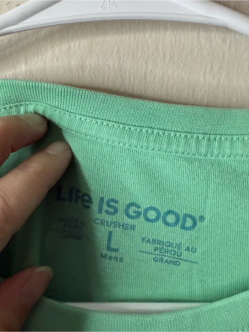 Life is Good Green Graham Dad Joke Graphic Long Sleeve Tee T-shirt - Picture 3 of 6